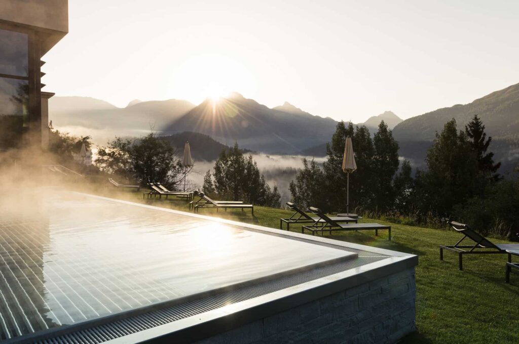 Kulm Hotel St. Moritz Aussenpool