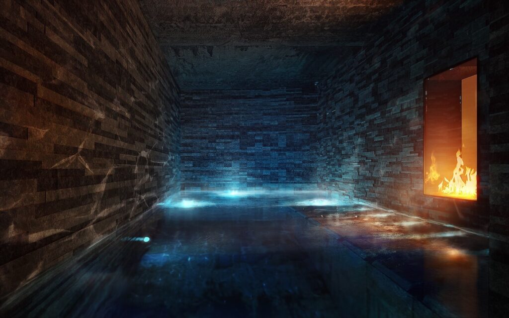 Peaks Place Whirlpool Grotte